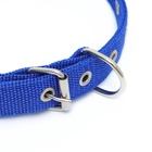 Ошейник «Комфорт» комбинированный (полиэстер, искусственная кожа), 55×2.5 см, ОШ 40-50 см, синий 6 - Фото 4