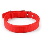 Ошейник «Комфорт» комбинированный, 55×2.5 см, ОШ 40-50 см, красный - Фото 3
