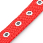 Ошейник «Комфорт» комбинированный, 55×2.5 см, ОШ 40-50 см, красный - Фото 8