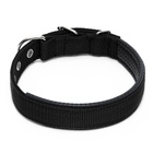 Ошейник «Комфорт» комбинированный, 55×2.5 см, ОШ 40-50 см, чёрный - Фото 3