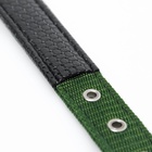 Ошейник «Комфорт» комбинированный (полиэстер, искусственная кожа), 55×2.5 см, ОШ 40-50 см, зелёный - Фото 9