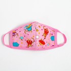 Повязка тканевая для девочки, цвет розовый микс, возраст 3-6 лет - Фото 2