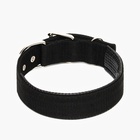 Ошейник «Комфорт» комбинированный, 60×4 см, ОШ 45-55 см, чёрный - Фото 3