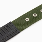 Ошейник «Комфорт» комбинированный (полиэстер, искусственная кожа), 60×4 см, ОШ 44-54 см, зелёный - Фото 9