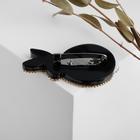 Брошь «Зайчик» стесняшка, цвет коричневый в золоте - Фото 2