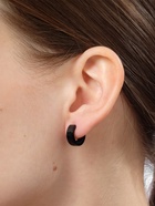 Серьги кольца чёрные QF «Нео», d=1.4 см - Фото 8