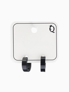 Серьги кольца чёрные QF «Нео», d=1.4 см - Фото 9