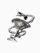 Брошь «Змея в геральдике» медицина, цвет чернёное серебро - фото 61003442