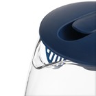 Чайник электрический OPTIMA EK-1718G, стекло, 1.7 л, 2200 Вт, синий - Фото 2