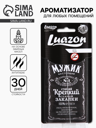 Ароматизатор в машину «Мужик настоящий», антитабак