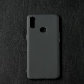 Чехол Qumann, для Samsung (A107) Galaxy A10s, силиконовый, матовый, черный 5004798