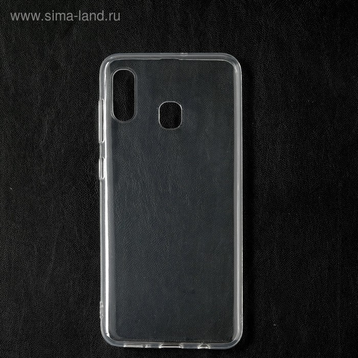 Чехол Qumann, для Samsung (A205/А305) Galaxy A20/ A30, силиконовый, прозрачный - Фото 1