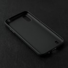Чехол Qumann, для Samsung (А015) Galaxy A01, силиконовый, матовый, черный - Фото 2