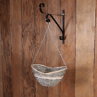 Кашпо подвесное, d = 35 см, плетёное, «Полусфера» - Фото 2