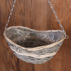 Кашпо подвесное, d = 35 см, плетёное, «Полусфера» - Фото 4