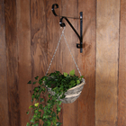 Кашпо подвесное, d = 35 см, плетёное, «Полусфера» - Фото 6