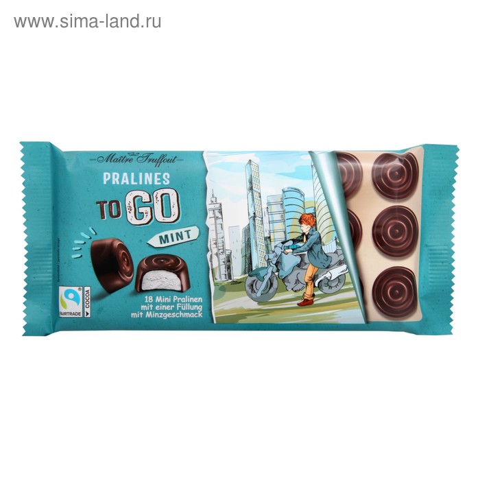 РљРѕРЅС„РµС‚С‹ Maitre Truffout Chocolate Mints 200