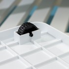 Контейнер для хранения «Венеция», 35 л, 50.5×31×30 см, с крышкой, на колёсиках, белый - Фото 6