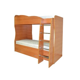 Кровать детская двухъярусная «Юниор 2», 800 × 2000 мм, лдсп, цвет вишня оксфорд