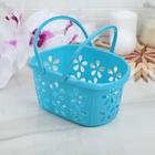 Корзина для хранения с ручками «Полянка», 20×13.5×10 см, МИКС - Фото 4