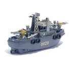 Детский корабль «Морской патруль», работает от батареек, световые и звуковые эффекты - фото 8224506
