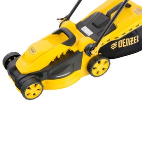 

Газонокосилка электрическая DENZEL GM-1600, 1600 Вт, шир./выс. 360/20-50 мм, 3 уровня, 35 л