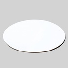 Подложка для торта усиленная 20 см, золото - белый, 3.2 мм 4981583