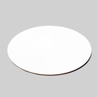 Подложка для торта усиленная 18 см, золото - белый, 3.2 мм 4981584