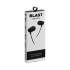 Наушники Blast BAH-233, вакуумные, 101 дБ, 32 Ом, 3.5 мм, 1.2 м, черные - Фото 2