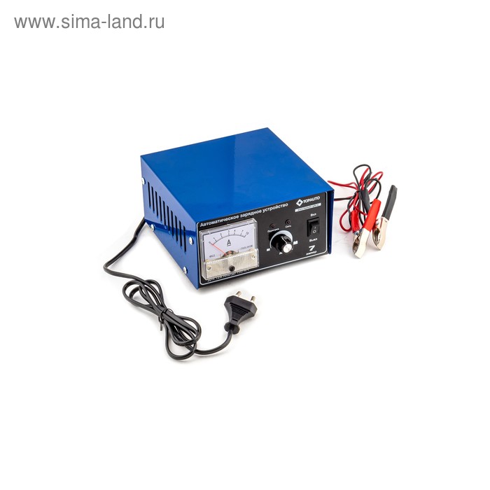 Зарядное устройство для АКБ ТОП АВТО 7А, 7 А, АКБ 12 В до 95 Ач, ручная регулировка - Фото 1
