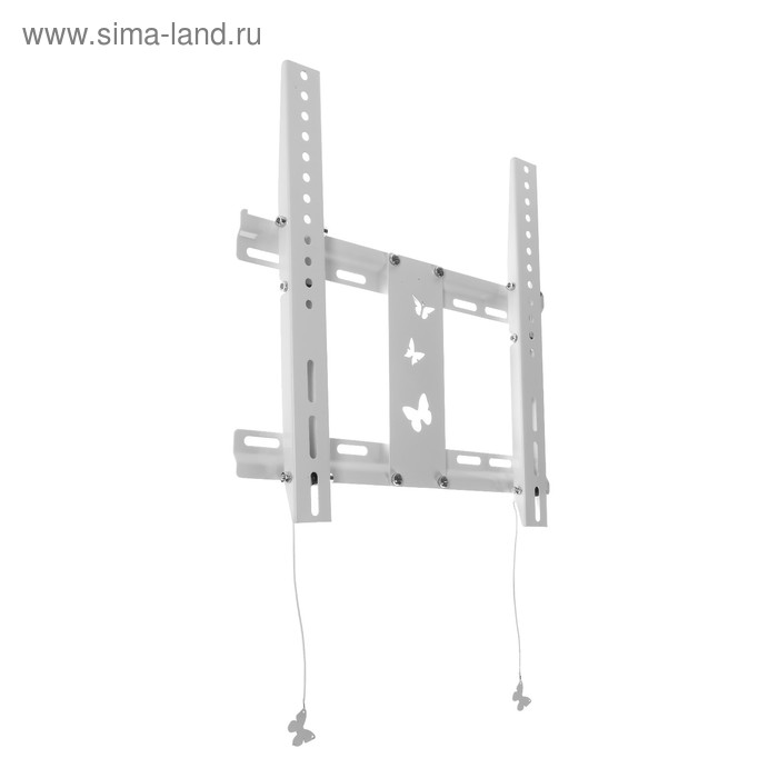 Кронштейн MART 402SL, для ТВ, наклонный, 32-65", 30 мм от стены, белый - Фото 1