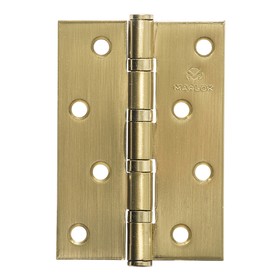 Петля дверная MARLOK, 100х70х2.5 мм, цвет матовое золото