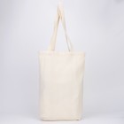 Сумка-шопер Бульдог без молнии, без подкладки, 35х0.5х40 см, цвет бежевый - фото 24995722