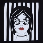 Сумка текстильная «Pink power», 42х9х32, без подклада, черная - фото 30298248