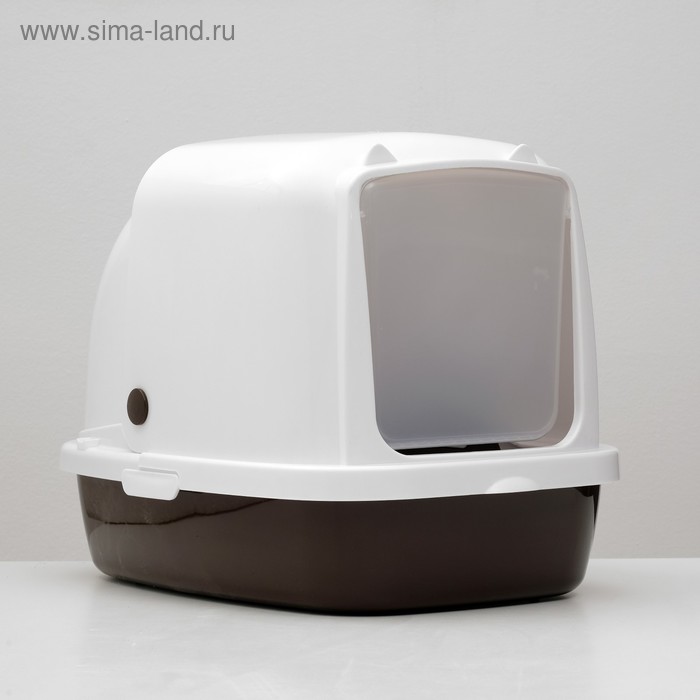 Туалет закрытый «Айша» 53 × 39 × 40 см, коричневый - Фото 1