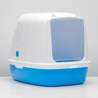 Туалет закрытый «Айша» 53 × 39 × 40 см, голубой - Фото 1