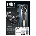 Триммер Braun BT7020, для бороды и усов, 4 насадки, от аккум., +бритва Gillette, серый - Фото 7