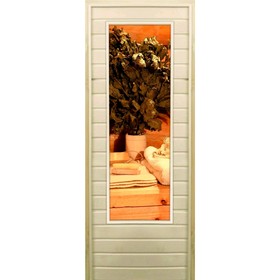 Дверь для бани со стеклом (43*129), 