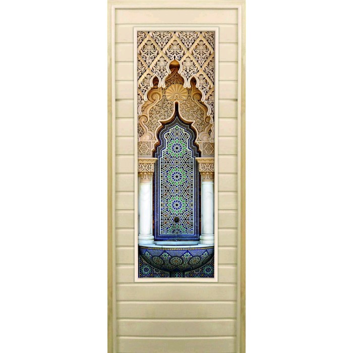 Дверь для бани со стеклом (43*129), 