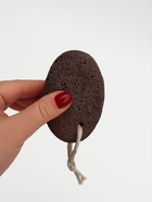 Натуральная пемза для педикюра, с подвесом, 9.5×7 см, коричневая - Фото 4