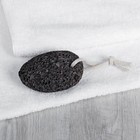 Пемза для педикюра, 9,5 × 6,5 см, цвет чёрный - Фото 1