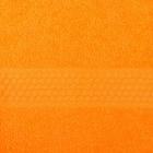 Полотенце махровое гладкокрашеное «Эконом» 50х90 см, цвет оранжевый - Фото 2