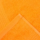 Полотенце махровое гладкокрашеное «Эконом» 50х90 см, цвет оранжевый - Фото 3
