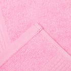 Полотенце махровое гладкокрашеное «Эконом» 50х90 см, цвет розовый - Фото 3