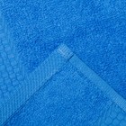 Полотенце махровое гладкокрашеное «Эконом» 70х130 см, цвет голубой - Фото 3