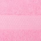 Полотенце махровое гладкокрашеное «Эконом» 70х130 см, цвет розовый - Фото 2