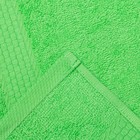 Полотенце махровое гладкокрашеное «Эконом» 70х130 см, цвет салатовый - Фото 3