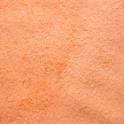Простыня махровая гладкокрашеная 155х200см, цв.персиковый, 380г/м, хлопок 100% - Фото 2