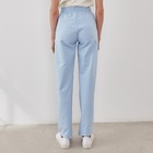 Брюки женские MINAKU: Casual Collection цвет голубой, размер 42 - Фото 5