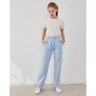 Брюки женские MINAKU: Casual Collection цвет голубой, размер 46 - Фото 1